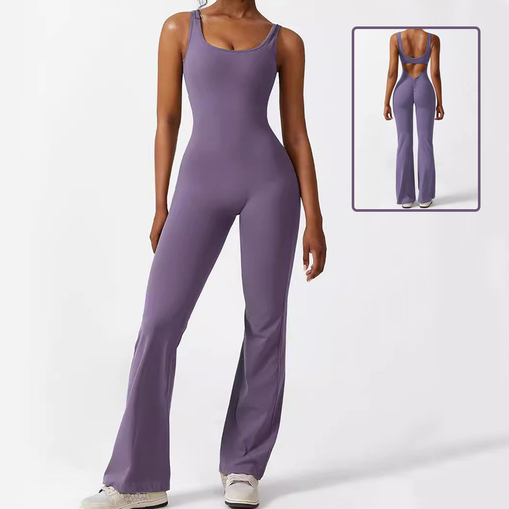 Sleeveless Fitness Jumpsuits