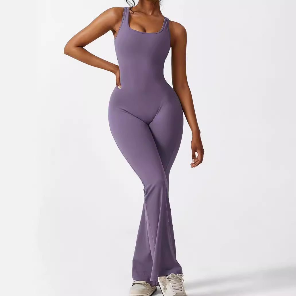 Sleeveless Fitness Jumpsuits