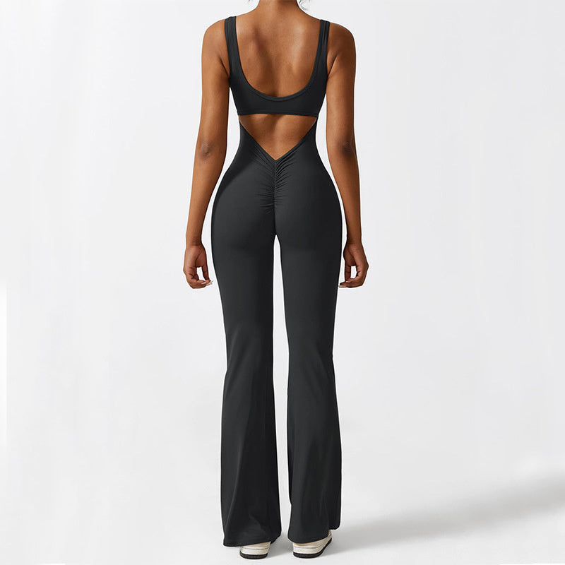 Sleeveless Fitness Jumpsuits