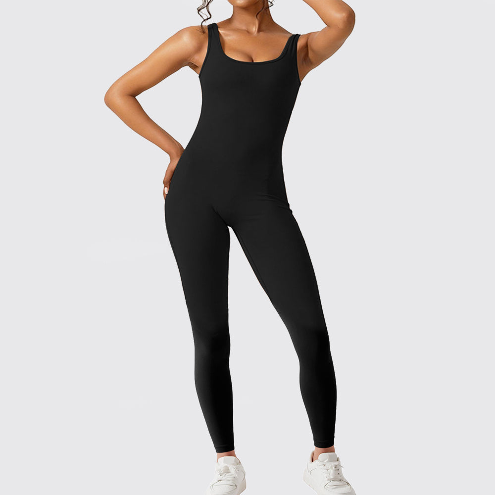 Sleeveless Fitness Jumpsuits