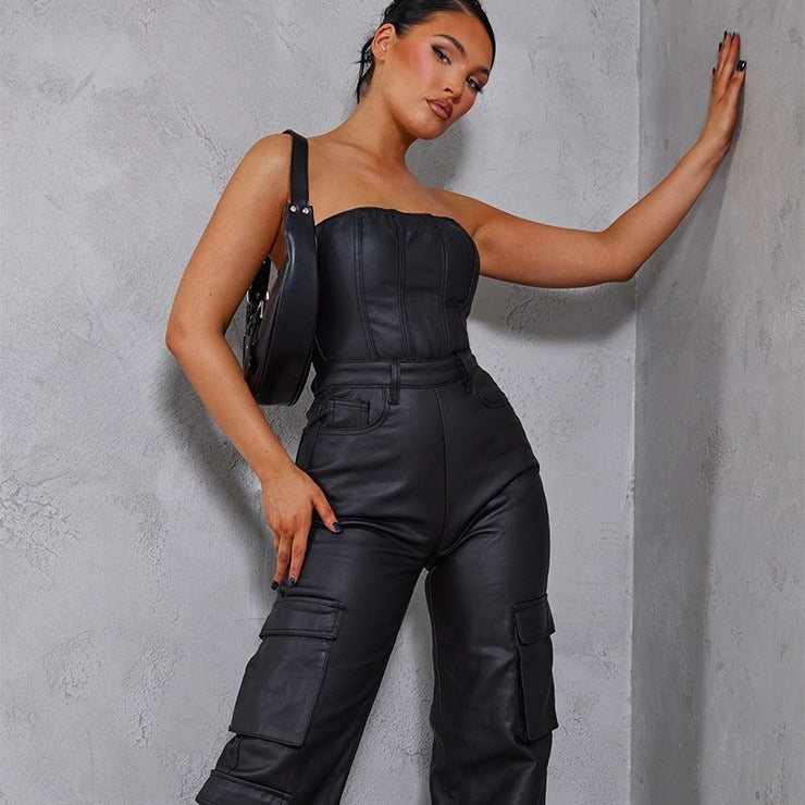 Catwoman cargo one piece